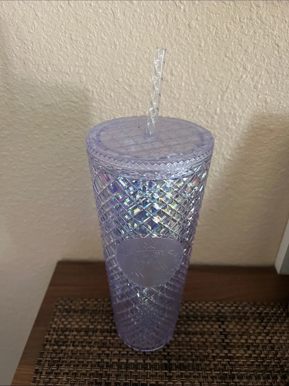 Starbucks Iridescent Lavender Tumbler with Straw - Home Accents nwot